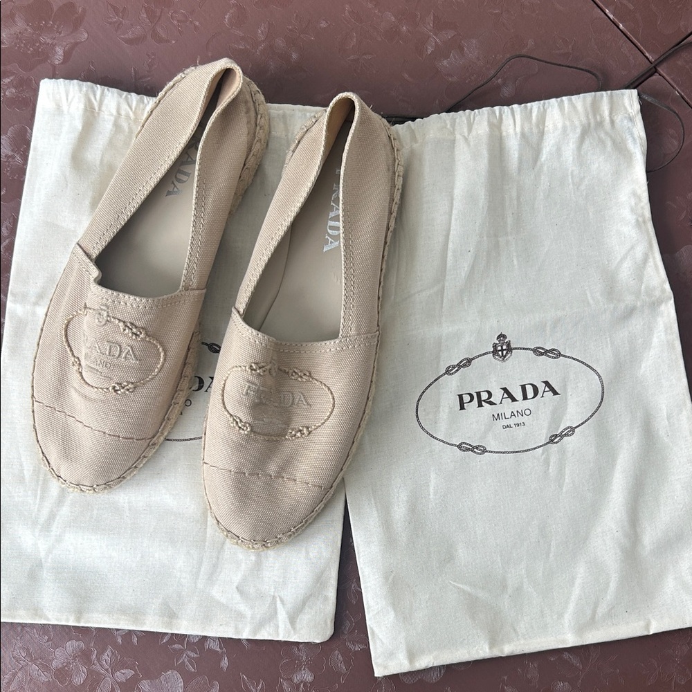 Prada Women's Beige Espadrilles